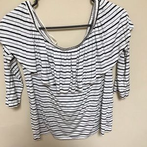 Off the shoulder long sleeve